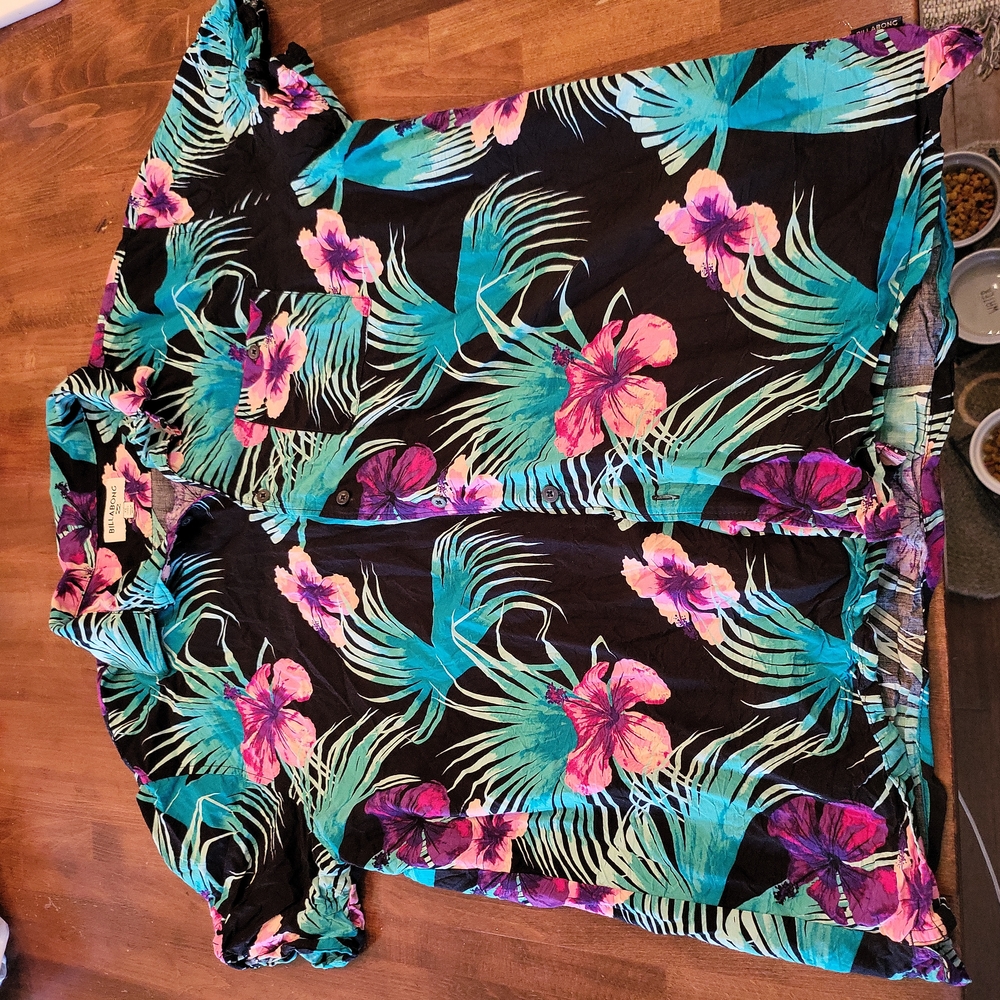 Billabong button down shirt xl